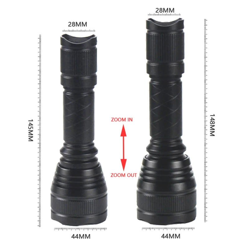 Description Picture 5 of itemT21 IR Hunting 940nm/850nm Light Infrared Flashlight Zoomable Night Vision Torch +18650+USB Charger+Switch+Mount