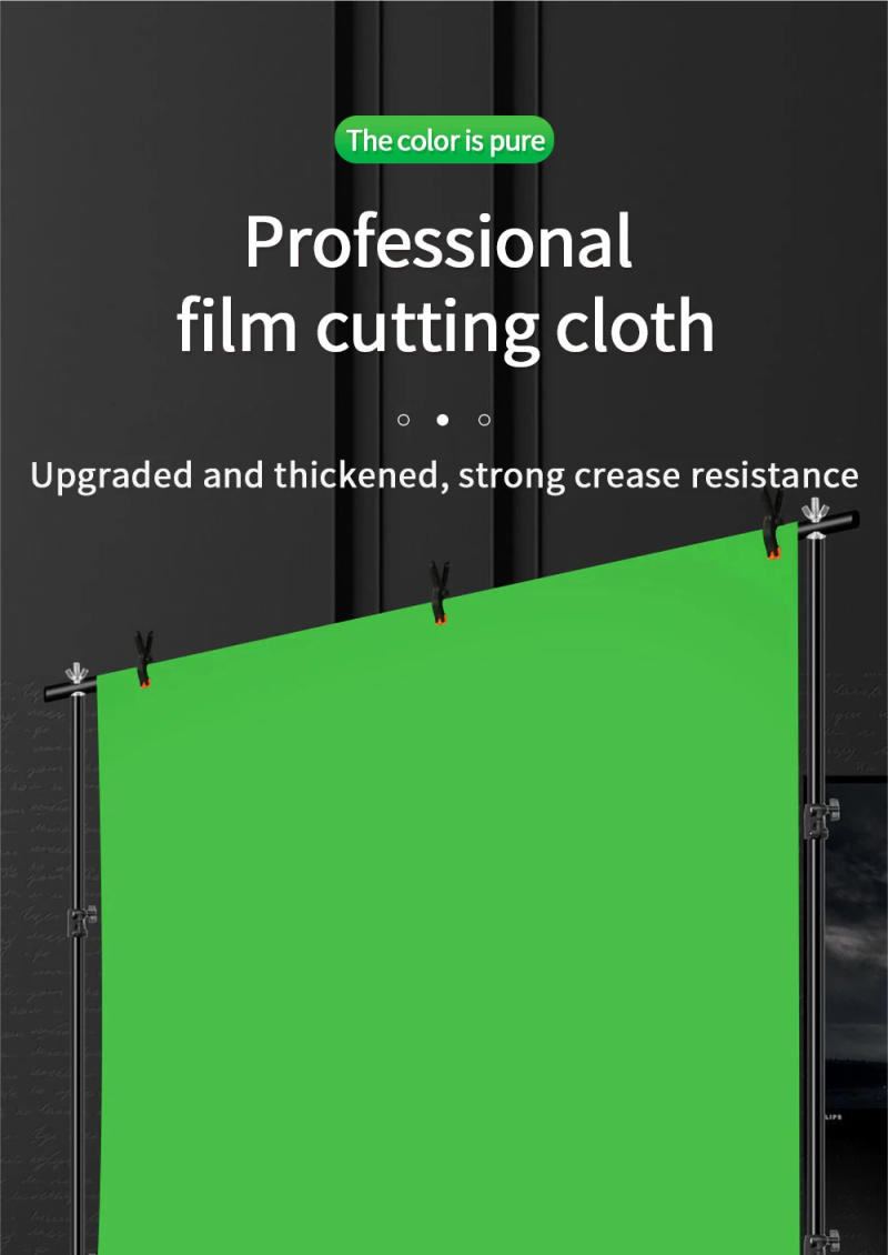 Description Picture 4 of itemHUANYINGBJB Photography Backdrops Muslin Cotton Green Screen Chroma key Fabric Background Cloth For Photo Studio Video Curtain