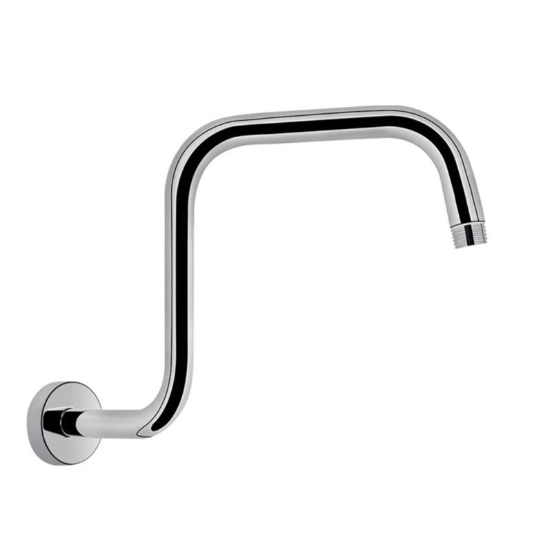 Description Picture 4 of item13 Inches Stainless Steel  S-shaped Large Question Mark Tube Flower Spray Arms Wall Entry Pipe Concealed Shower Accessories