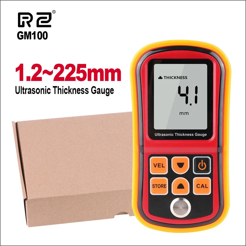 Description Picture 3 of itemDZYTEK Ultrasonic Thickness Gauge Meter Coating Paint Thickness Gauges Range 1.2-220MM Digital Paint Gauge Tester