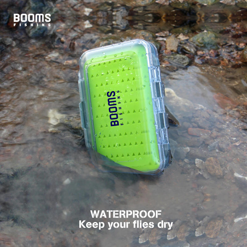 Description Picture 4 of itemBooms Fishing FFB Fly Fishing Storage Transparent box Two-Sided Box Bait Storage Box Outdoors Fishing Tools Accessories