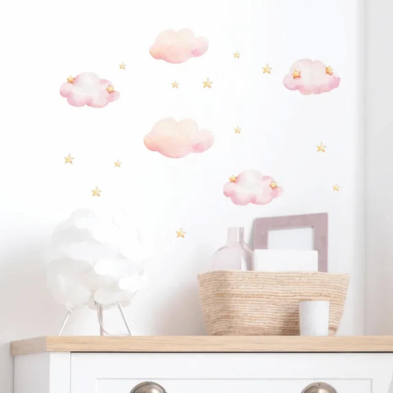 Description Picture 4 of itemCartoon Cloud Luminous Stickers Glow in The Dark Stars Wall Stickers for Kids Rooms Bedroom Ceiling Home Decoration Wall Decals