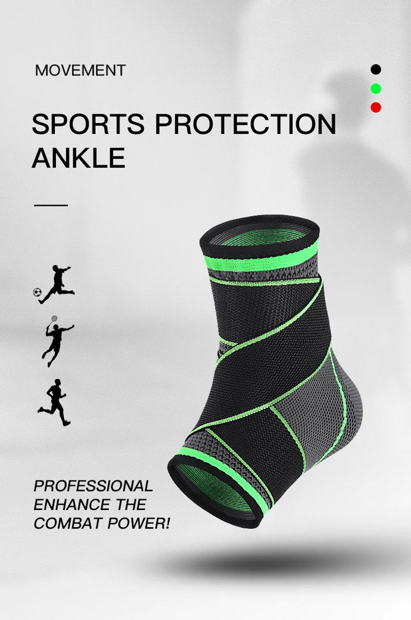 Description Picture 2 of itemOutdoor Men's and Women's Fitness Running Basketball Mountaineering Protective Equipment Knitted Breathable Ankle Protection