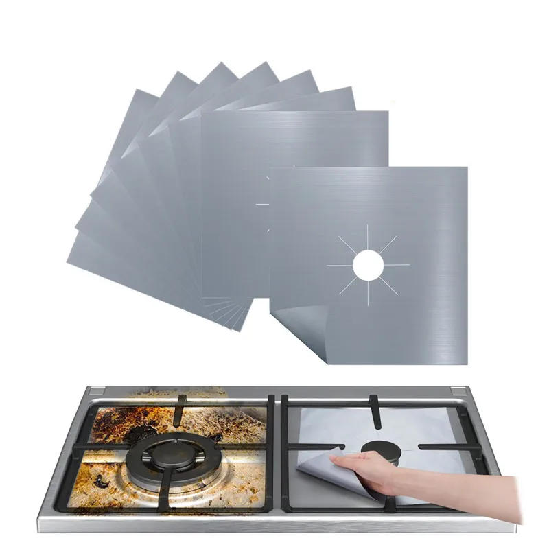 Description Picture 6 of item4pcs/Set Reusable Non-stick Self Adhesive Cleaning Mat Gas Stove Protectors Cover Sheeting Kitchen Gas Stove Cookware Accessorie