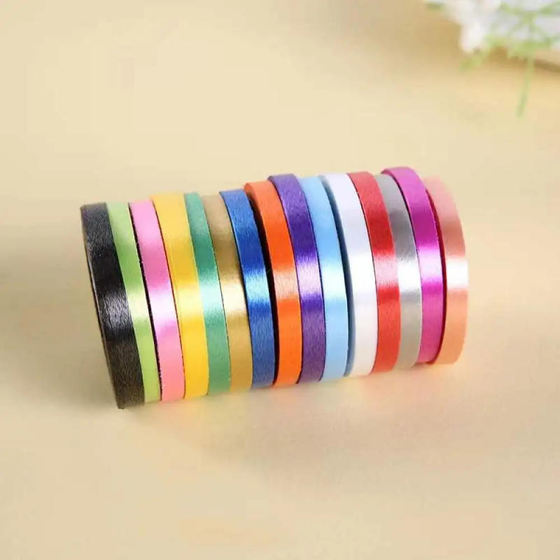 Description Picture 2 of item10Meter/Rolls 5mm Balloon Ribbon Party Birthday Wedding Accessorie Laser Balloon Chain Satin Ribbons Crafts DIY Party Decoration
