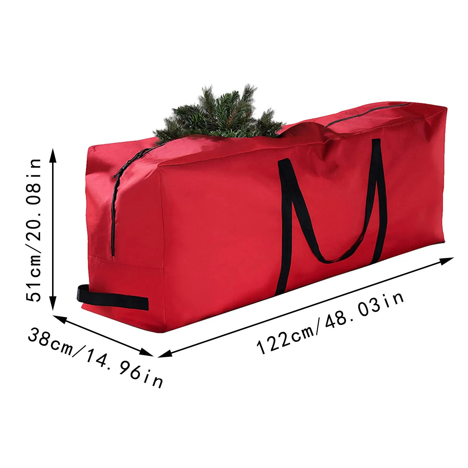 Description Picture 2 of itemXmas Decoration Wreath Storage Bag Christmas Tree Bag Oxford Cloth Foldable for Storing Christmas Utenciles Garland Home Storage