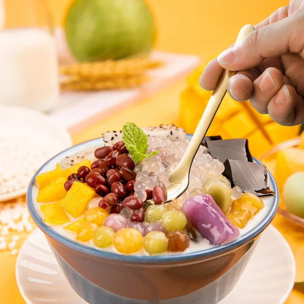 Description Picture 5 of item10/1PCS Stainless Steel Cat Claw Spoon Ice Cream Coffee Tea Gold Silver Stirring Spoon Dessert Dinner Tableware Kitchen Tools