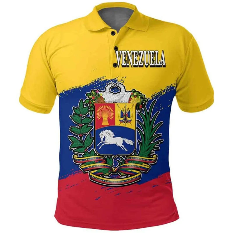 Venezuela Flag Polo Shirt