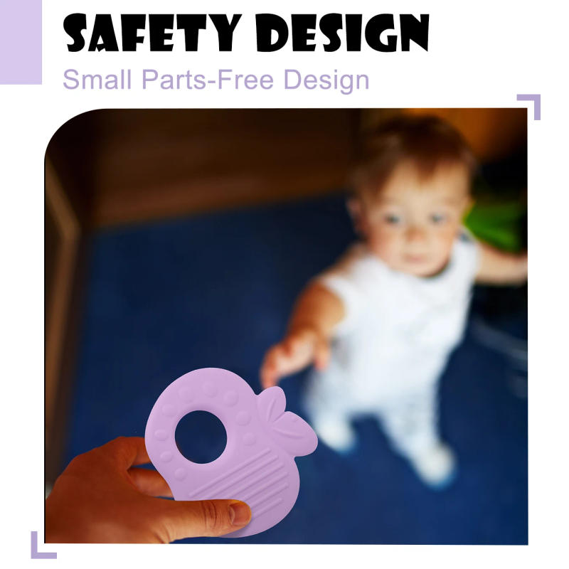 Description Picture 5 of itemColor Kids 1PCS Cartoon Shape Silicone Teether BPA Free Baby Chewing Toy Soft Teething Relief Soothing Sensory Toy 0-12 Months