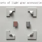 1 sets of light gray