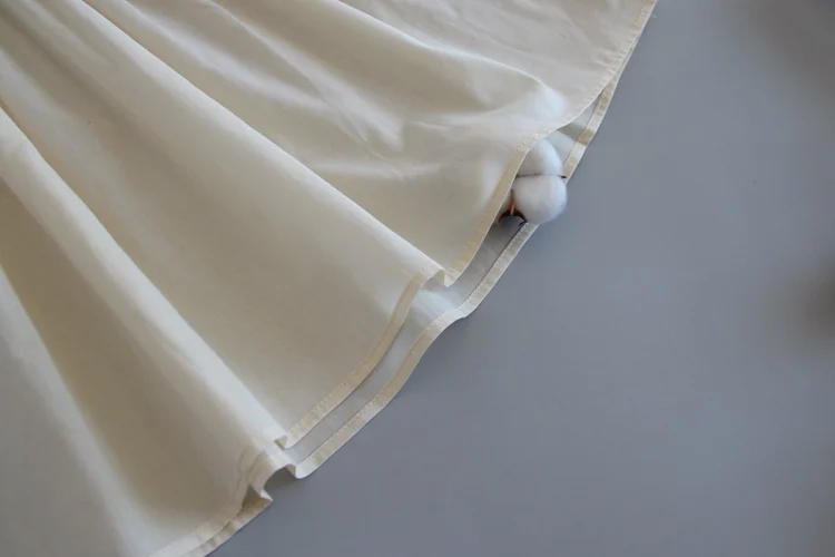 Description Picture 3 of itemCotton lining skirt anti stati transparent half length underskirt for dress bottom safety skirt Hanfu petticoat thin half slip