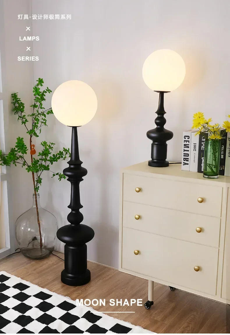 Description Picture 2 of itemItalian Retro Floor Lamp Designer Loft Decor Living Room Sofa Standing Lamp Bedroom Artistic Decoration Home Standing Lamp