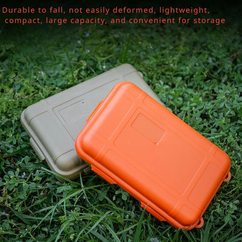 Description Picture 5 of itemEDC Tool Box Outdoor Camping Survival Kit Shockproof Waterproof Case Sealed Box Outdoor Survival Storage Box Small.