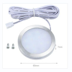 Cabinet Spotlight Household Ultra-thin Showcase Surface Mounted LED Panel Light DC12V Kitchen Furniture Mini Small Downlight