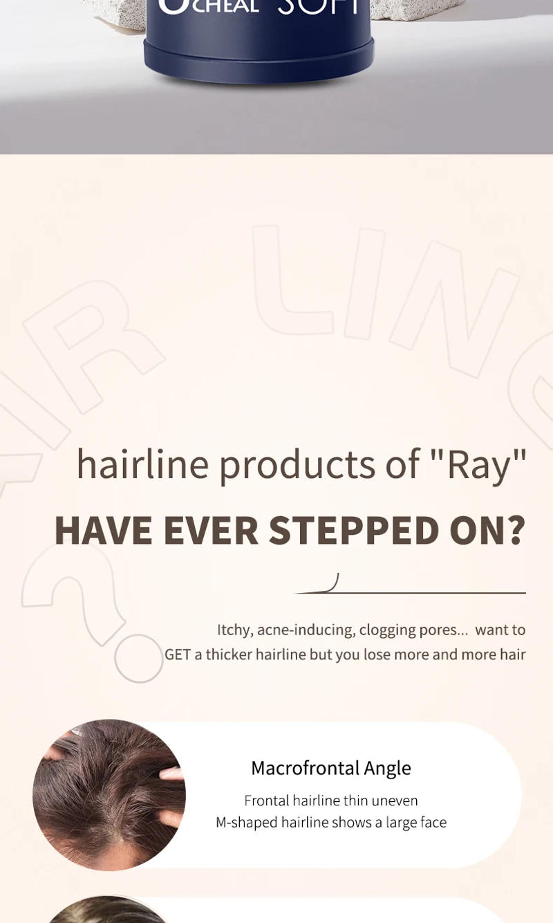 Description Picture 3 of itemO'CHEAL Hairline Fluffy Powder Repair Volume Powder Shadow Shadow Powder Hair Concealer Coverage Fill Forehead Hairline