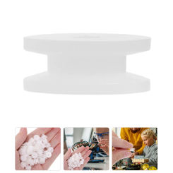 50pcs Pulley Wheel Plastic Belt Pulley Mini Gear Motor Wheel DIY Toy Material