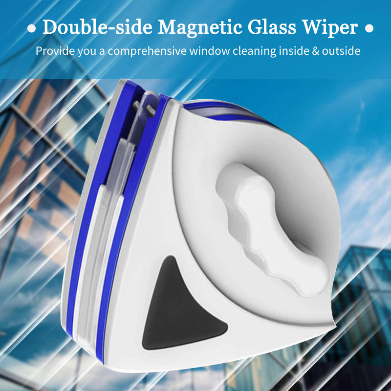 Description Picture 2 of item3-8MM Window Cleaner Magnetic for Single-layer Glass Window Cleaning Tool Automatic Water Discharge Double-layer Wiper for Home