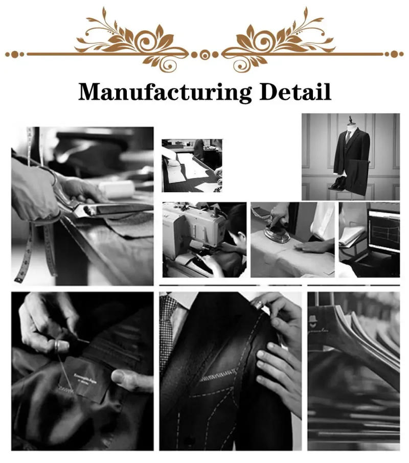 Description Picture 3 of itemLuxury Plears Beaded Men Suits 3 Pieces Sets Groom Tuxedos Shawl Lapel Party Prom Blazer Slim Fit Dinner Wedding Costume Homme