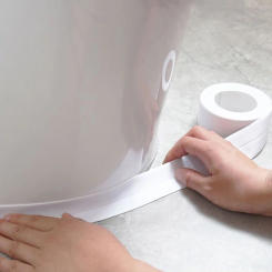 1 Roll PVC Sealing Tape For Kitchen Bathroom Bath Sink Caulk Tape Strips Self Adhesive Waterproof Wall Stickers Mold Proof Tapes