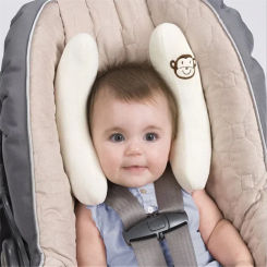 Banana Car Seat Head Protector Pillow, Baby Stroller Sleeping Neck Support Pillow, Cartoon Flower