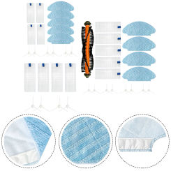 Side Brush Filter Mop Rag For Tefal Explorer X-Plorer 20 40 Series Robot Vacuum Cleaner Household Cleaning Home Appliance Parts