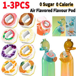 1-3PCS Multi-Flavor Water Cup Fragrance Ring 0 Sugar 0 Calorie Scented Pods Water Cup Fragrance Ring Sports Bottle Flavour Pod