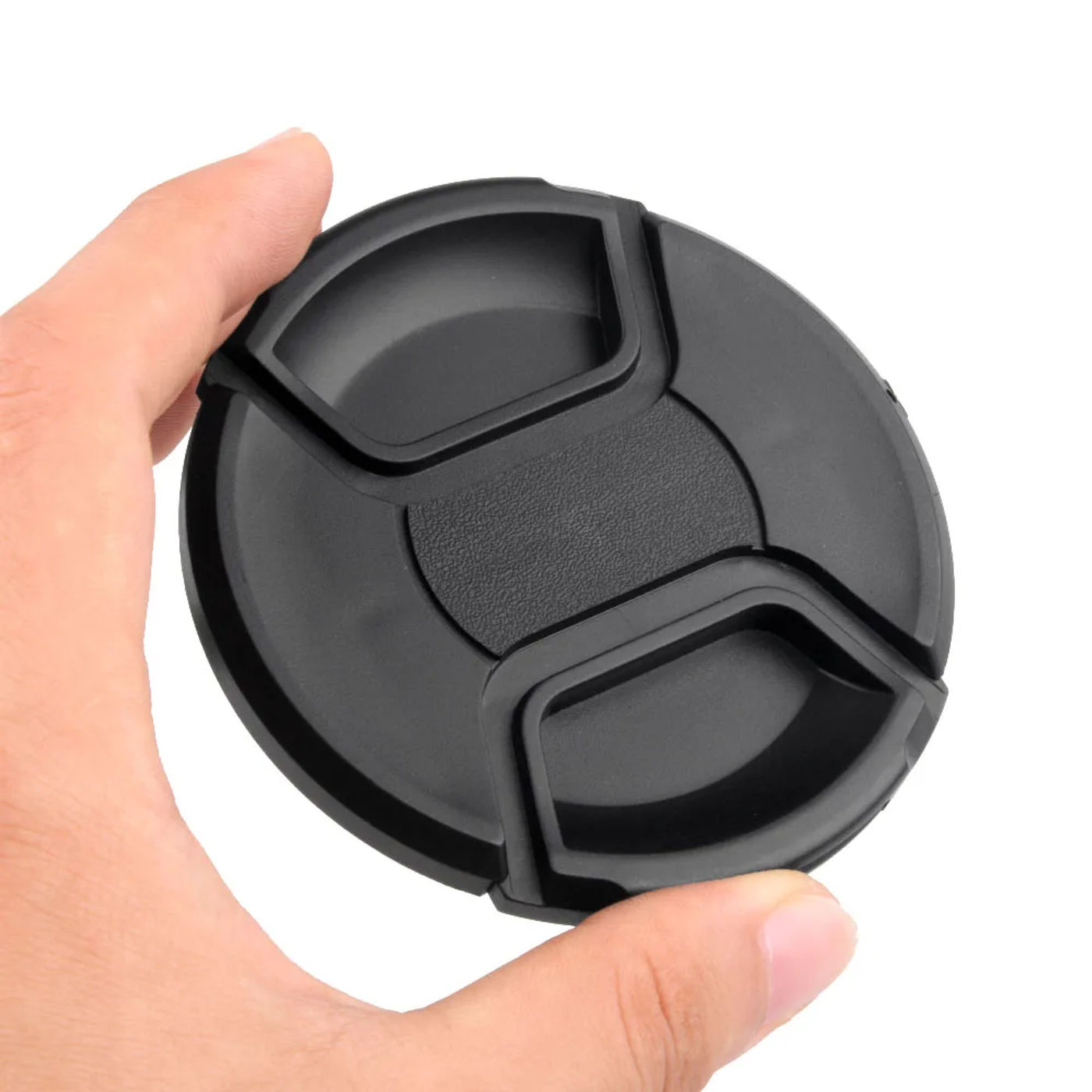 Description Picture 2 of item49mm 52mm 55mm 58mm 62mm 67mm 72mm 77mm 82mm Camera Lens Cap Cover For Canon Nikon Sony Olypums Fuji Samsung