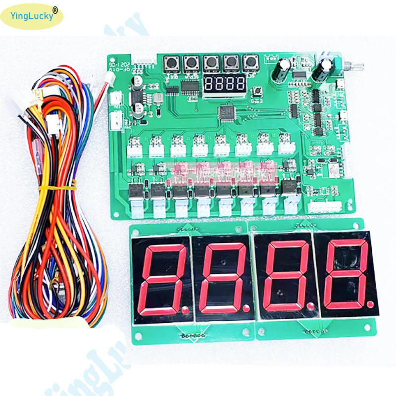 Description Picture 3 of itemHitting Hamster / Frog Full kit with motherboard, 8 hitting heads for kids coin operated games whac-a-mole / frog hammer Arcade