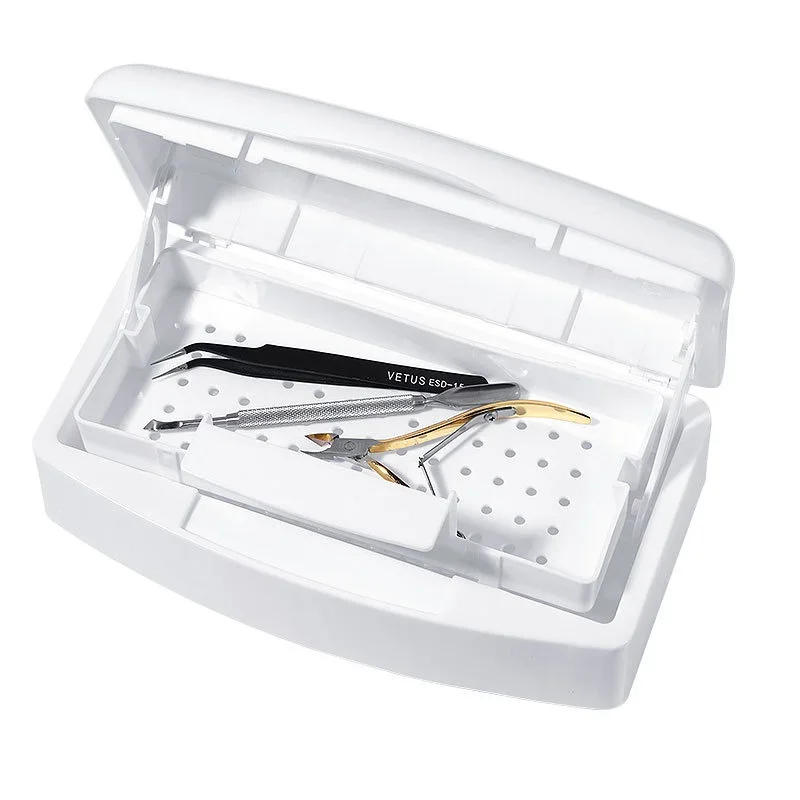 Description Picture 6 of itemNail Art Tools Sterilizer Tray, Disinfection Pedicure Manicure Tools Box, Salon Tools