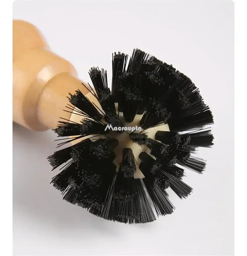 Description Picture 6 of itemPortafilter Cleaning Brush Barista Espresso Coffee Tamper Cleaning Brush 51mm 54mm 58mm Tool with Wooden Handle Barista