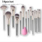 14pcs makeup brushes