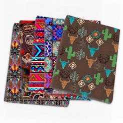 Tribal Pattern 50*145cm Polyester Cotton Fabric Sewing Quilting Fabric Needlework Material DIY Cloth Dress Handmade Accessories