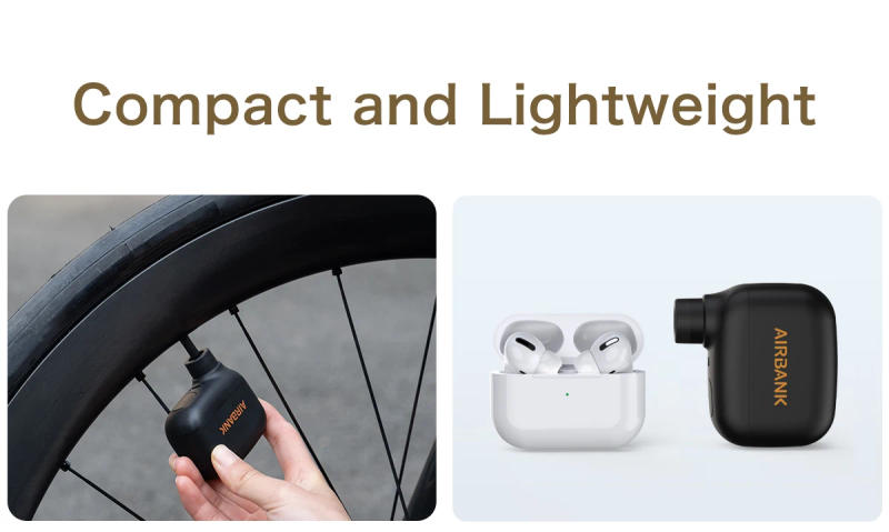 Description Picture 3 of itemMini Portable Bicycle Pump Rechargeable Air Inflator 100PSI 5V Type-C Bike Accessories for Bike Schrader Presta Tires AS100