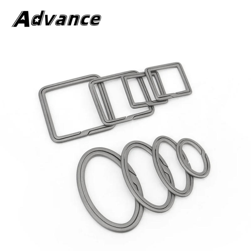 Description Picture 3 of itemMultiple Styles Titanium Alloy Keyring Portable Keychain Buckle Accessories Outdoor EDC Tool