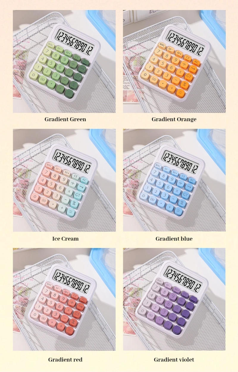 Description Picture 4 of itemCalculator with Dual Power Supply, 12 Digits, Electronic Calculator, Home, Office, School, Financial, accounting Tools