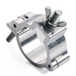 1Pc Aluminum Alloy Stage Lights Truss Clamp Clip Bracket 18-21mm 38-52mm DJ Light Clamps Silver Quick Release Lamp Hanger Hooks
