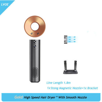 Leafless High Speed Hair Dryer Constant Temperature High Power Hair Dryer Anion Electric Dryer Multifunction Hair Style Tool