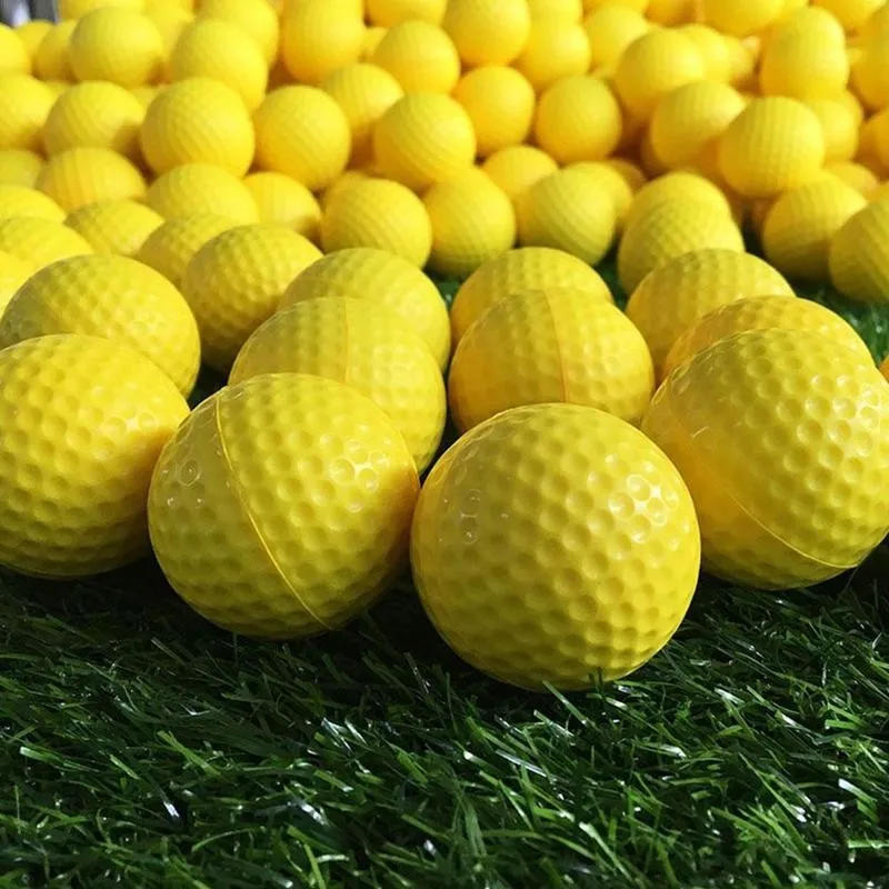 Description Picture 2 of item1 Pcs Golf Practice Ball Pu Soft Balls Indoor Practice Ball Sport Exercise Golf Sponge Room Foam Balls Outdoor Golf Ball