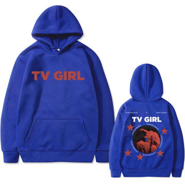 Tv Girl French Exit  Lover's Rock New Album Double Sided Print Hoodie Men Women Casual Oversized Sweatshirt Vintage Streetwear