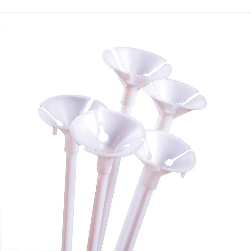 Description Picture 5 of item30cm Latex Balloon Stick White Balloons Holder Sticks with Cup Wedding Birthday Party Inflatable Balls Decoration Accessories