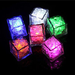 Luminous LED Ice Cubes Kids Fun Water Toy Glowing Party Festival Bar Wine Glass Decoration Supplies Children's Bath