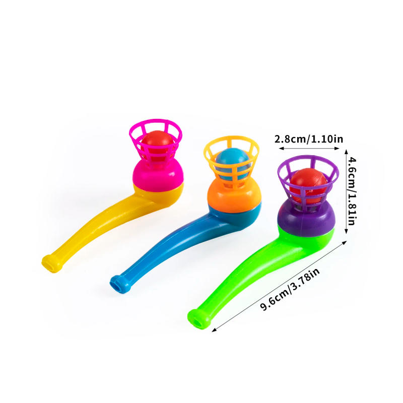 Description Picture 3 of item10pcs Fun Colorful Magic Blowing Pipe Floating Ball Game Props Kids Birthday Party Favors Keepsakes Carnival Gifts Supplies