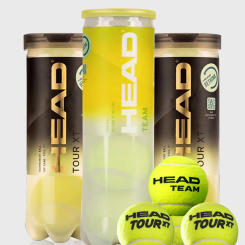 HEAD Professional Tennis 4B TEAM 3 Tour X Training Ball T 3B Pro Match Balls High Elasticity Resistant Durable Excesice Tennis