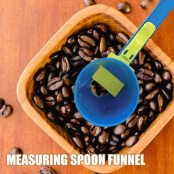 Funnel Scoop Powder Measuring Spoon Funnel With Longer Handle Powder Scoop For Water Bottle Water  Sliding Measuring Spoon
