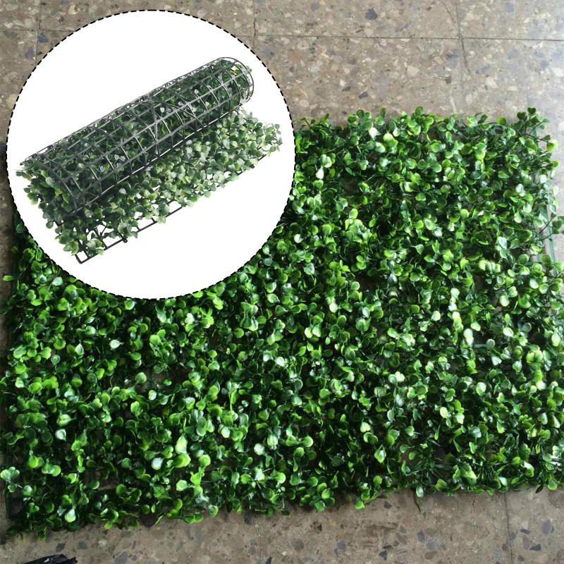Description Picture 6 of item40x60cm Artificial Plants Grass Wall Backdrop Decoration Boxwood Hedge Panels For Indoor Outdoor Home Garden Balcony Decor Party