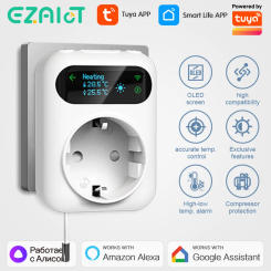 Smart WiFi Socket Thermostat Boiler Fan Plug Incubator Tuya Wireless Temperature Controller Heating & Cooling Alexa Google Home