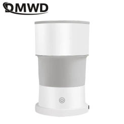 100-240V Foldable Clothes Washer 4.5L Washing Draining Dual Use Cloth Dewatering Machine Mini Underware Socks Babyclothes Washer