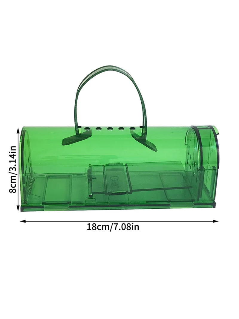 Description Picture 5 of item2PCS Plastic Mousetrap Bedroom Kitchen Warehouse Mousetrap With Handle Easily Catch Rats High Sensitive Pedal Trap