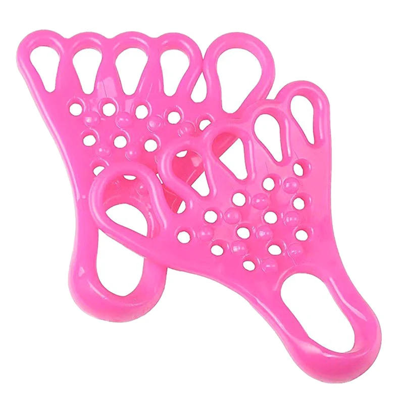 Description Picture 6 of item1 Pair Toe Valgus Correction Belt Hallux Valgus Exercise Protect Muscle Relax Foot Massgae Yoga Tool Elastic Stretching Band