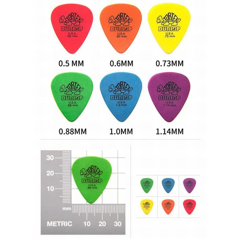 Description Picture 3 of item10Pcs Parts Anti-slip Style Multicolors Guitar Accessories Triangle Picks Guitar Picks Music Picks